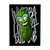 Quadro Decorativo Pickle Rick Preto A3 By Samuel Sajo - Beek - Imagem 1
