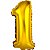Balão Metalizado Ouro N° 1 - VMP - Imagem 1