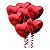 Balão Metalizado Coração Vermelho 45cm - VMP - Imagem 2