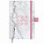 Caderno Papertalk Pink Stone Maxi Pautado Marmorizado - Otima - Imagem 1
