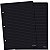 Refil Caderno Argolado Miolo Pautado Preto 180g/m² 30 Folhas - Fina Ideia - Imagem 1