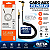 Cabo Auxiliar Espiral Mola Hmaston P2 X P2 3.5mm 2 Metros VPN - Imagem 1