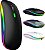 Mouse Sem Fio Recarregavel Bateria Interna Wireless Bluetooth Usb Ergonômico Led Rgb Dpi - Imagem 6
