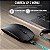 Mouse Sem Fio Recarregavel Bateria Interna Wireless Bluetooth Usb Ergonômico Led Rgb Dpi - Imagem 3