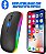 Mouse Sem Fio Recarregavel Bateria Interna Wireless Bluetooth Usb Ergonômico Led Rgb Dpi - Imagem 1