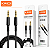Cabo De Áudio Auxiliar P2 com P2 com 1 Metro Kaidi - Imagem 1
