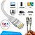 Cabo Rede 3 Metros RJ45 CFTV CAT6 Com Conector Banhado a Ouro - Imagem 2