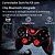 Controle Sem Fio Bluetoot Com Suporte Celular Android Ios Joystick Pc Celular - Imagem 5
