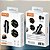 Microfone Lapela Duplo Wireless KAIDI Tipo C SmartPhone Android - Imagem 1
