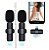 Microfone Lapela Duplo Wireless K9 Tipo C SmartPhone Android - Imagem 2