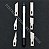 Kit Estilete de Precisão Hobby Knife Set 7 Peças Cabo de Alumínio + 6 Lâminas de Reposição - Imagem 3