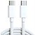 Cabo USB C para USB C Type C 60w 1 Metro Revestido em Nylon - Imagem 2