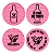 Kit Ballena Creme de Morango e Ballena de Coco com 2 porta copos personalizados - 750 ml - Imagem 3