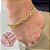 Pulseira Masculina Elo 3x1 em Ouro 18k - Imagem 1
