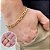 Pulseira Masculina Elo Alongado em Ouro 18k - Imagem 1