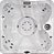 SPA J245 - JACUZZI - 7 PESSOAS - 2,14X2,14X0,92 - Imagem 1