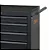 C04-BOX - CARRO PARA FERRAMENTAS MODELO BETA BOX C/6 GAVETAS - PRETO - Imagem 4