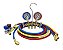 MANIFOLD AR CONDICIONADO GAS R134A COM MANGUEIRAS 180CM - Imagem 1