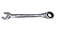 CHAVE COMBINADA PLANA C/CATRACA(UD) 7R-  17 MM - Imagem 3