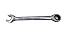 CHAVE COMBINADA PLANA C/CATRACA(UD) 7R-  13 MM - Imagem 1