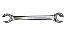 CHAVE POLIGONAL ABERTA 22X24MM - Imagem 1