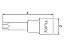 SOQUETE TORXS T45 LONGO ENC 1/2 120 MM (TOPTUL: BCGA1645) - Imagem 3