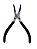 ALICATE PARA ANEIS INTERNO BICO CURVO -180-7" - Imagem 2