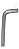 Chave Hexagonal  Allen  13mm 76413 Force - Imagem 1
