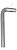 Chave Hexagonal  Allen  13mm 76413 Force - Imagem 2