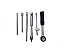 KIT COM SOQUETES SEXTAVADOS E ACESSÓRIOS ENC 1/4" - 17PÇS - Imagem 1