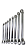 JOGO DE CHAVE ESTRELA 6 A 22MM - 8PCS - Imagem 2