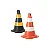CONE RIGIDO PTO/AMAR 50CM - Imagem 1