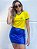 SAIA PAETÊ AZUL - Imagem 1