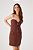 VESTIDO YASMIN MARROM - Imagem 3