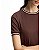 T-SHIRT CANELADA CAFÉ - Imagem 5
