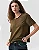 T-SHIRT SUEDE VERDE OLIVA - Imagem 3