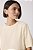 BLUSA CANELADA PEPLUM BAUNILHA - Imagem 2