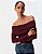 BLUSA TRICOT OMBRO A OMBRO BERRY - Imagem 4