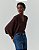 CARDIGAN TRICOT CASULO CAFÉ - Imagem 1
