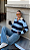TRICOT LISTRADO MARINHO/AZUL - Imagem 1