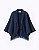 PONCHO TRICOT FRANJA MARINHO - Imagem 5