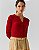 CARDIGAN TRICOT TRANÇA VERMELHO - Imagem 2