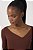 BLUSA CREPE MARROM - Imagem 2