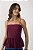 TOP PEPLUM ALÇAS REGULAVEIS VINHO - Imagem 1