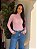 BLUSA EM RENDA ROSA - Imagem 1