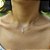 Choker de Gatinho e Lua - Prata 925 - Imagem 1