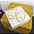 Argola com voltinha - banhado a ouro 18k - Imagem 3