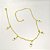 Choker com Pingentes de Olho Grego - Banhado a Ouro 18k - Imagem 7