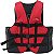 COLETE NAUTIKA COAST 90KG VERMELHO/PRETO - Imagem 1