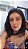 Peruca lace Lidia Cabelo organico medio preto - Imagem 4